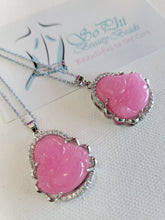 Load image into Gallery viewer, Chalcedony Buddha Necklace
