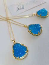 Load image into Gallery viewer, Chalcedony Buddha Necklace