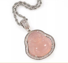 Load image into Gallery viewer, Pink Buddha Necklace