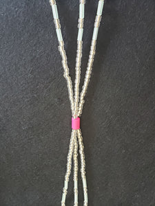 Clear 3 Strand Tie-on 37"