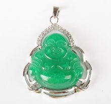 Load image into Gallery viewer, Jade Buddha Necklace