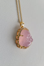 Load image into Gallery viewer, Chalcedony Buddha Necklace