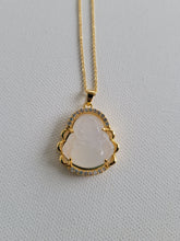 Load image into Gallery viewer, Chalcedony Buddha Necklace