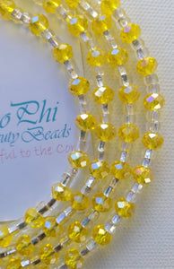 Yellow + Clear Sparkle