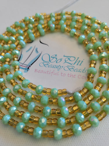 Light Aqua + Gold