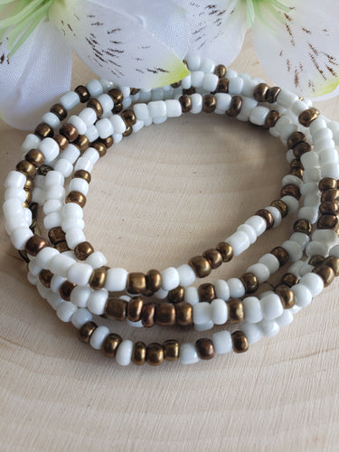 White & Bronze