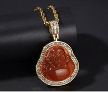 Load image into Gallery viewer, Red Buddha Necklace