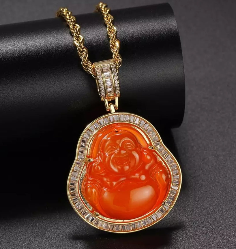 Red buddha clearance chain