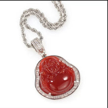 Load image into Gallery viewer, Red Buddha Necklace