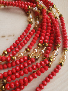 Red + Gold Crystal
