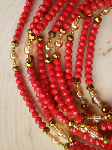 Red + Gold Crystal