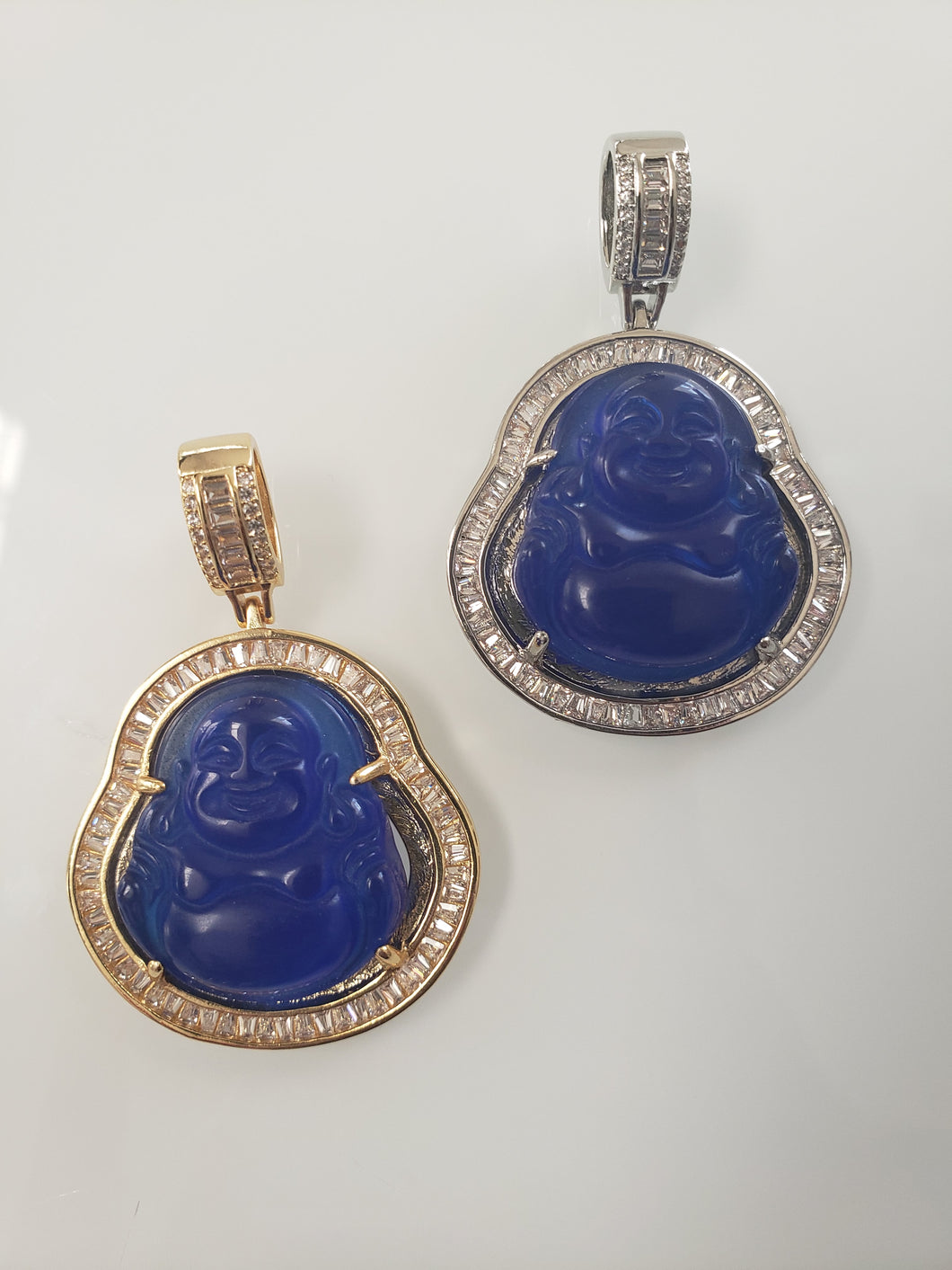 Dark Blue Buddha Necklace
