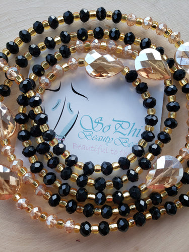 Black + Gold Crystal