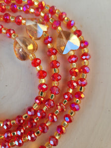Red + Gold Hearts