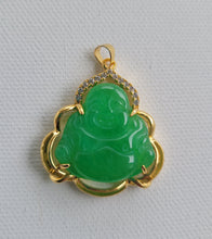 Load image into Gallery viewer, Jade Buddha Necklace