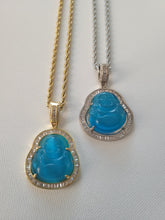Load image into Gallery viewer, Light Blue Buddha Necklace