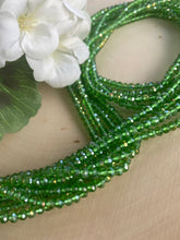 Load image into Gallery viewer, Czech Green Sparkle